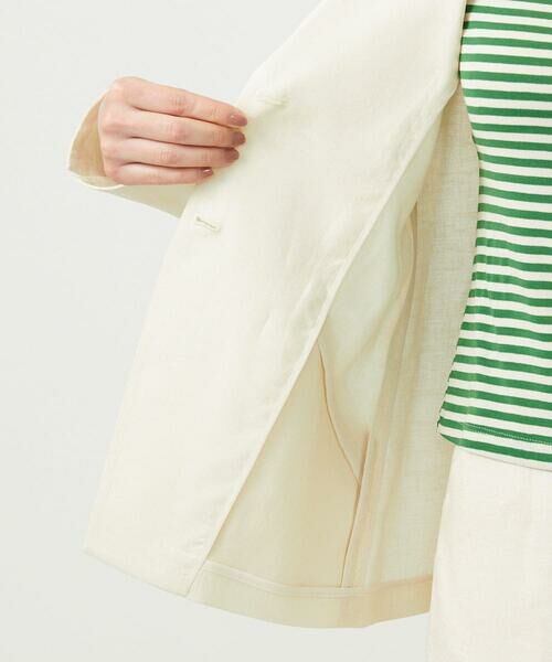 Sybilla / シビラ テーラードジャケット | トリアセリネンジャケット | 詳細14