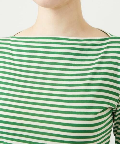 Sybilla / シビラ カットソー | ボーダーボートネックカットソー | 詳細4