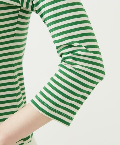 Sybilla / シビラ カットソー | ボーダーボートネックカットソー | 詳細5