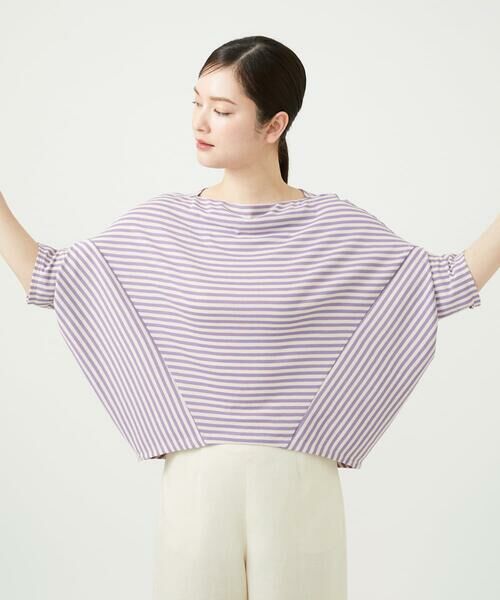 Sybilla / シビラ カットソー | ボーダードルマンカットソー | 詳細10