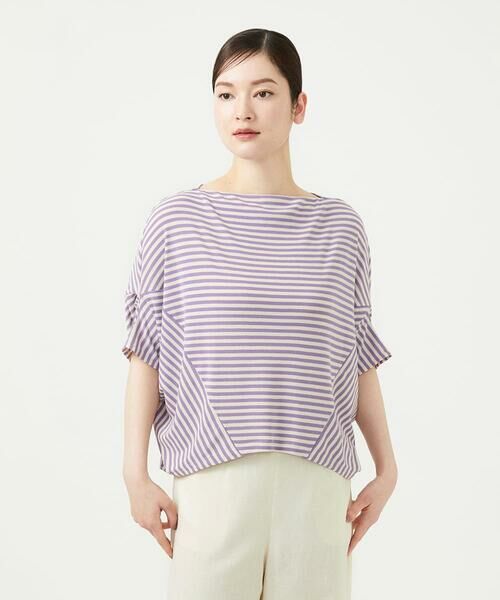 Sybilla / シビラ カットソー | ボーダードルマンカットソー | 詳細2