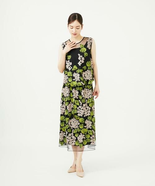 Sybilla / シビラ シャツ・ブラウス | アジサイ刺繍チュールブラウス | 詳細12