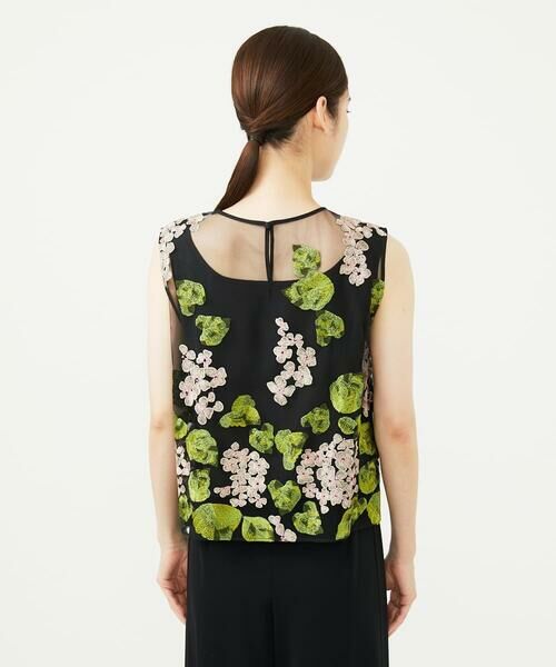 Sybilla / シビラ シャツ・ブラウス | アジサイ刺繍チュールブラウス | 詳細6