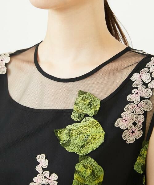 Sybilla / シビラ シャツ・ブラウス | アジサイ刺繍チュールブラウス | 詳細7