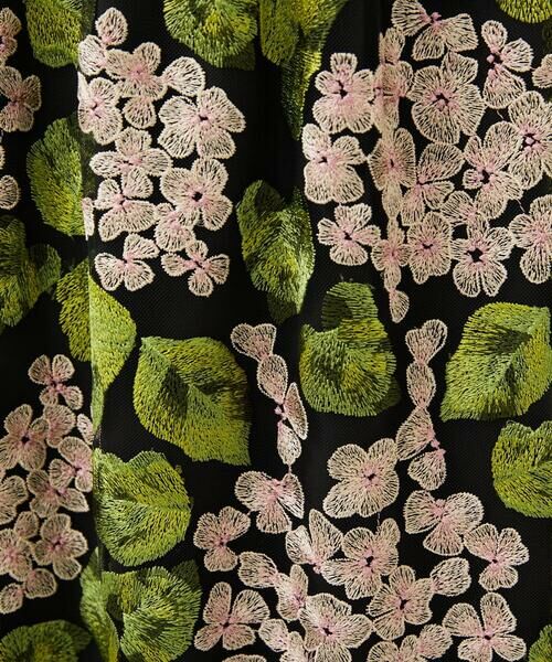 Sybilla / シビラ ロング・マキシ丈スカート | アジサイ刺繍チュールスカート | 詳細10