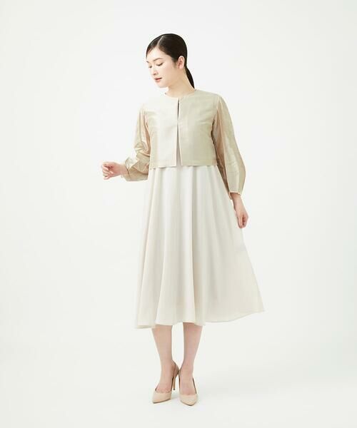 Sybilla / シビラ ノーカラージャケット | デザインスリーブショートジャケット | 詳細14