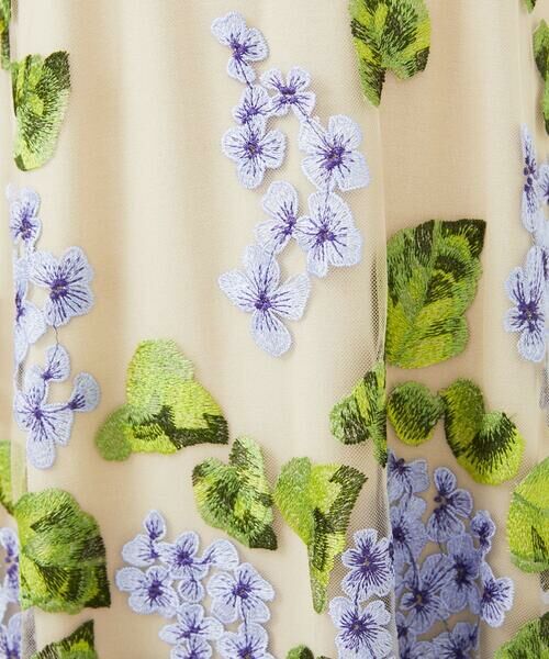 Sybilla / シビラ ドレス | アジサイ刺繍チュールドレス | 詳細10