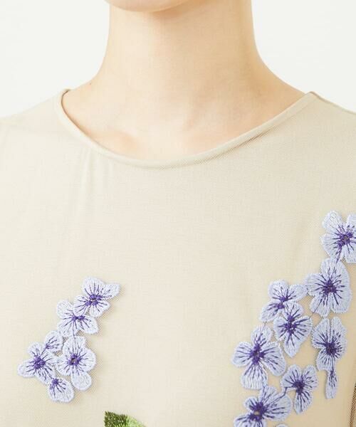 Sybilla / シビラ ドレス | アジサイ刺繍チュールドレス | 詳細5