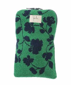 Sybilla / シビラ ハンカチ | ボタニカル柄ファスナー付きタオル