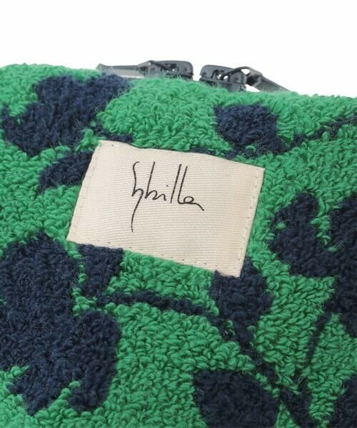 Sybilla / シビラ ハンカチ | ボタニカル柄ファスナー付きタオル | 詳細3