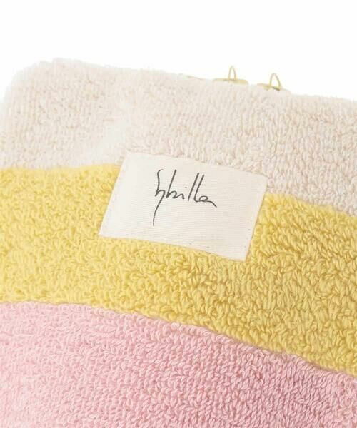 Sybilla / シビラ ハンカチ | カラーブロックファスナー付きタオル | 詳細3
