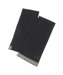 Sybilla / シビラ 手袋 | 【日本製/接触冷感】モチーフ刺繍UVフィンガーレス手袋
