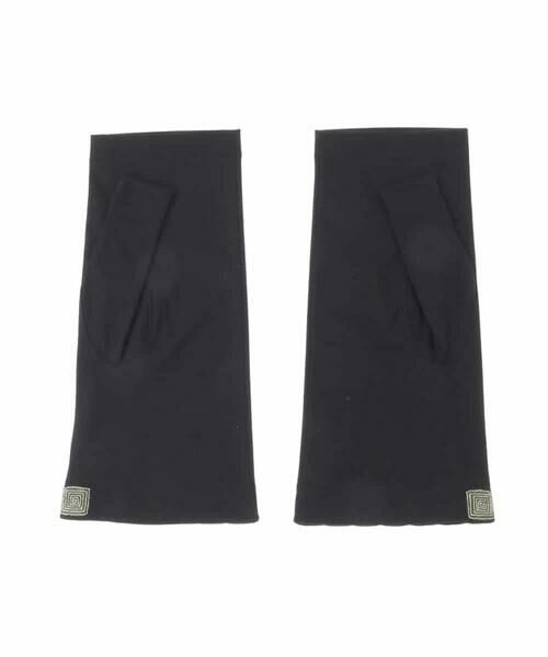Sybilla / シビラ 手袋 | 【日本製/接触冷感】モチーフ刺繍UVフィンガーレス手袋 | 詳細2