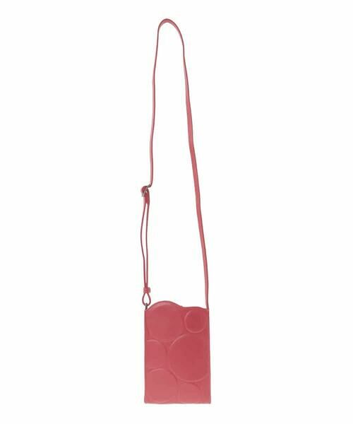 Sybilla / シビラ ショルダーバッグ | サークル柄ミニショルダーバッグ（レッド）