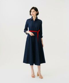 【再入荷】ステッチデニムドレス