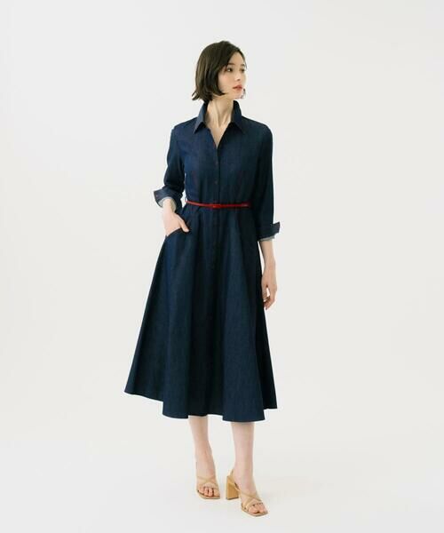Sybilla / シビラ ロング・マキシ丈ワンピース | 【再入荷】ステッチデニムドレス | 詳細1