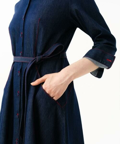 Sybilla / シビラ ロング・マキシ丈ワンピース | 【再入荷】ステッチデニムドレス | 詳細11