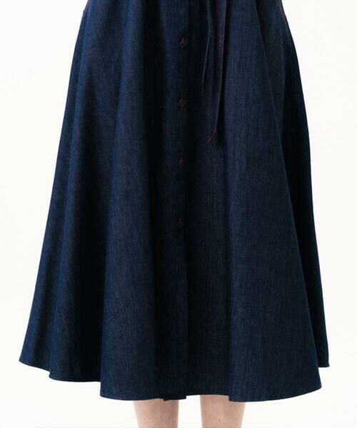 Sybilla / シビラ ロング・マキシ丈ワンピース | 【再入荷】ステッチデニムドレス | 詳細12