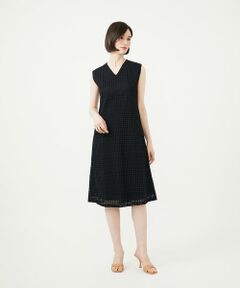 Sybilla / シビラ ロング・マキシ丈ワンピース | スクエアアイレットドレス