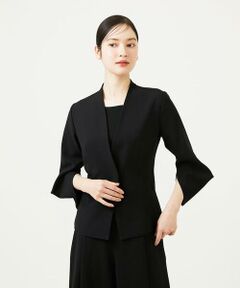 Sybilla / シビラ ノーカラージャケット | 【再入荷】スリットスリーブジャケット
