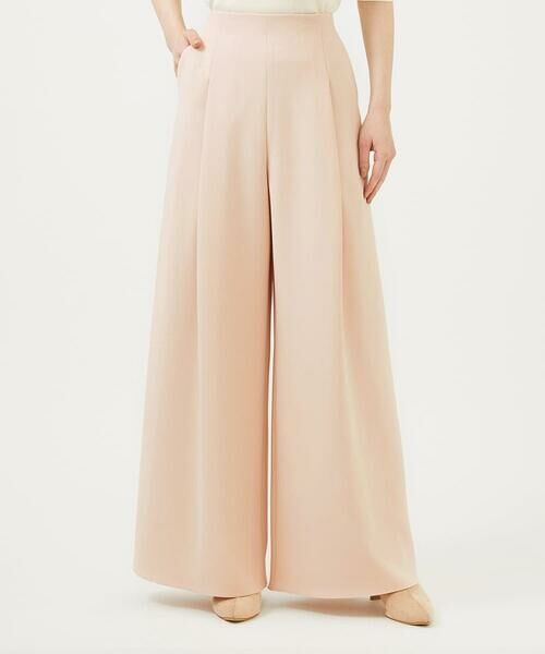 Sybilla / シビラ その他パンツ | 【再入荷】フロントタックワイドパンツ（ピンクベージュ）