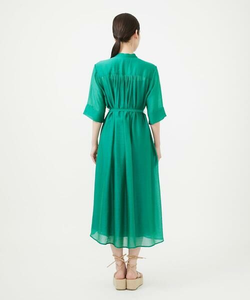 Sybilla / シビラ ロング・マキシ丈ワンピース | バンドカラーシアーシャツドレス | 詳細5
