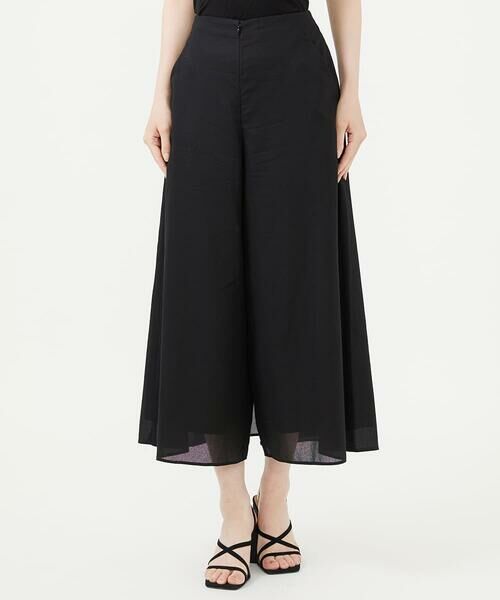 Sybilla / シビラ その他パンツ | スカート風クロップドパンツ（ブラック）
