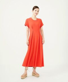 Sybilla / シビラ ロング・マキシ丈ワンピース | 配色ステッチジャージードレス