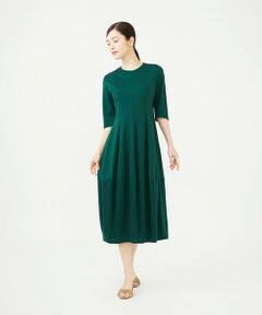 Sybilla / シビラ ロング・マキシ丈ワンピース | コクーンシルエットジャージードレス