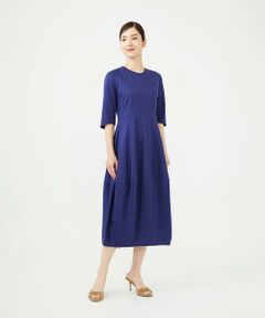 Sybilla / シビラ ロング・マキシ丈ワンピース | コクーンシルエットジャージードレス