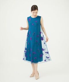 Sybilla / シビラ ドレス | 【WEB限定色】マーガレット刺繍チュールドレス