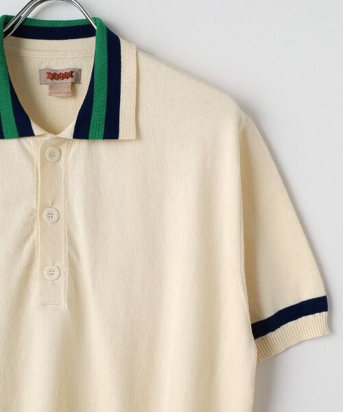item SELECT / アイテムセレクト その他トップス | KNIT　SS　POLO　CONTRAST | 詳細2