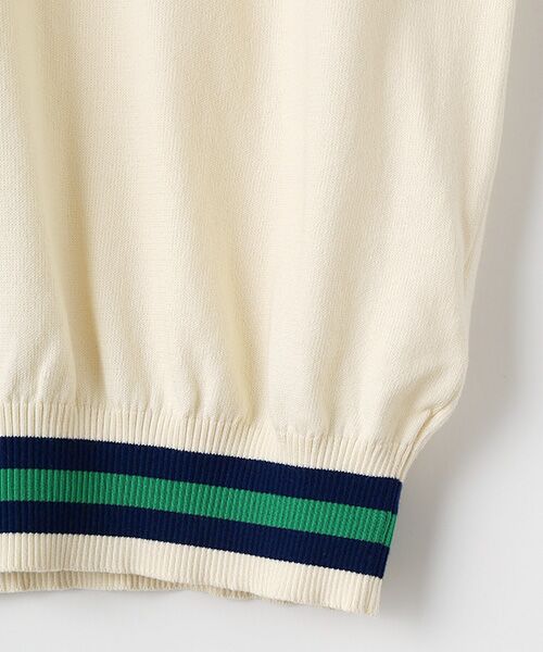 item SELECT / アイテムセレクト その他トップス | KNIT　SS　POLO　CONTRAST | 詳細3