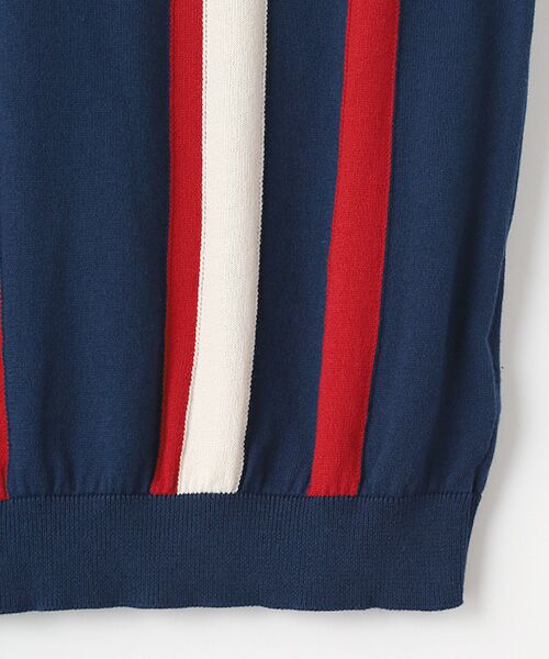 item SELECT / アイテムセレクト その他トップス | KNIT　SS　POLO　STRIPES | 詳細3