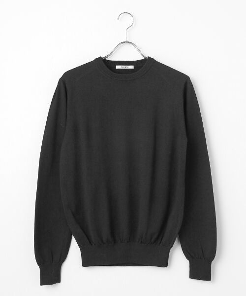 item SELECT / アイテムセレクト ニット・セーター | メリノウールクルーネック（ブラック）