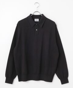 item SELECT / アイテムセレクト ニット・セーター | ライトウェーブコットン ニットポロ