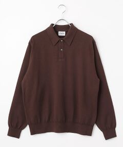 item SELECT / アイテムセレクト ニット・セーター | ライトウェーブコットン ニットポロ