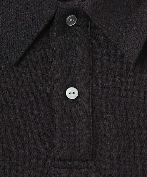 item SELECT / アイテムセレクト ニット・セーター | ライトウェーブコットン ニットポロ | 詳細1