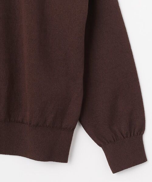item SELECT / アイテムセレクト ニット・セーター | ライトウェーブコットン ニットポロ | 詳細4