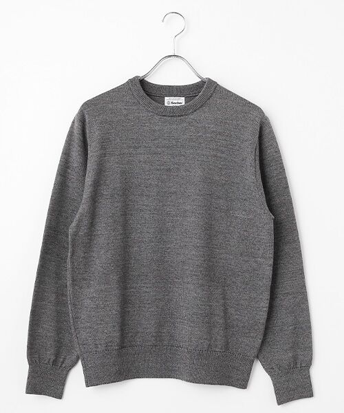 item SELECT / アイテムセレクト ニット・セーター | アメリカンウール＆コットンニットプルオーバー（GRAY）