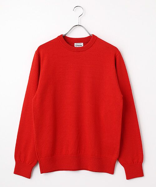 item SELECT / アイテムセレクト ニット・セーター | アメリカンウール＆コットンニットプルオーバー（RED）