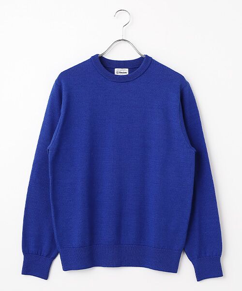 item SELECT / アイテムセレクト ニット・セーター | アメリカンウール＆コットンニットプルオーバー（BLUE）