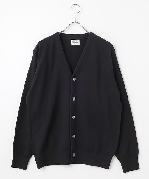 item SELECT / アイテムセレクト カーディガン・ボレロ | アメリカンウール＆コットンニットカーディガン（BLACK）