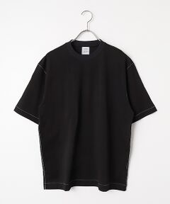 item SELECT / アイテムセレクト Tシャツ | High Gauge Interlock Knit Color Stitch Crew Neck Short Sleeve T