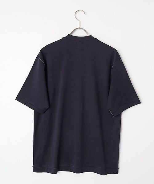 item SELECT / アイテムセレクト Tシャツ | High Gauge Interlock Knit Color Stitch Crew Neck Short Sleeve T | 詳細3