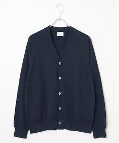 HIGH TWIST COTTON KNIT CARDIGAN