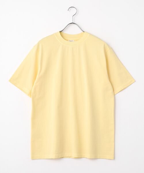 item SELECT / アイテムセレクト Tシャツ | GARMENT DYED SOLID T-SHIRT（YELLOW）