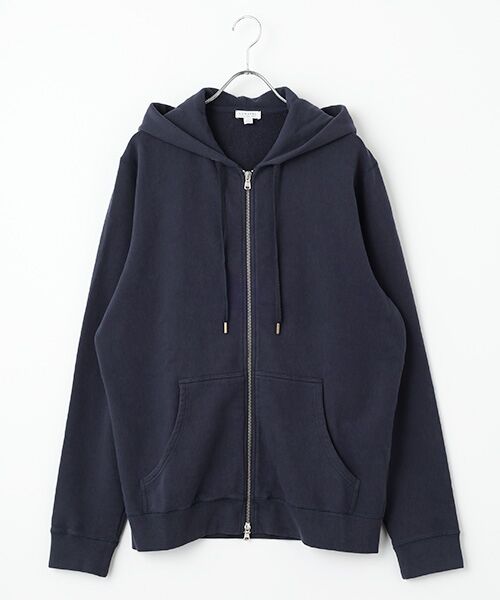 item SELECT / アイテムセレクト パーカー | ジップ　フーディー（navy）
