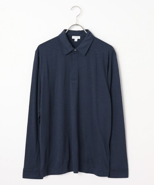 item SELECT / アイテムセレクト ポロシャツ | LS ポロシャツ（navy）