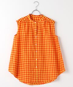 TABASA / タバサ シャツ・ブラウス | インドコットンギンガムブラウス